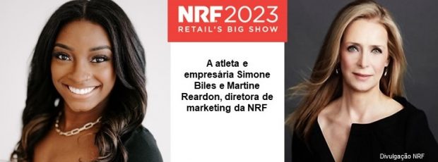 NRF 2023 – Simone Biles, de atleta a empresária, exemplo de perseverança